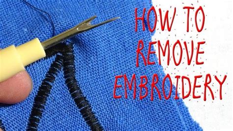 How to Take Out Embroidery: A Guide to Removing Fine Details from Fabric Art